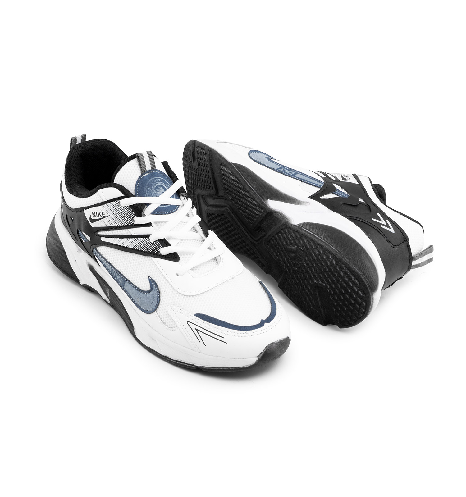 کفش اسپرت Nike مردانه سفیدبندی چرم مصنوعی مدل 46387