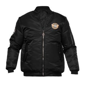 کاپشن مردانه خلبانی مشکی مدل 46412