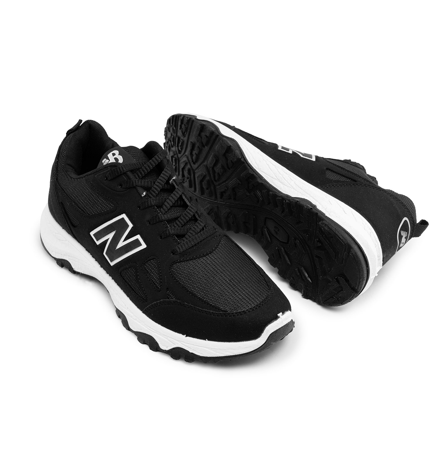 کفش اسپرت New Balance مردانه مشکی بندی مدل 46758