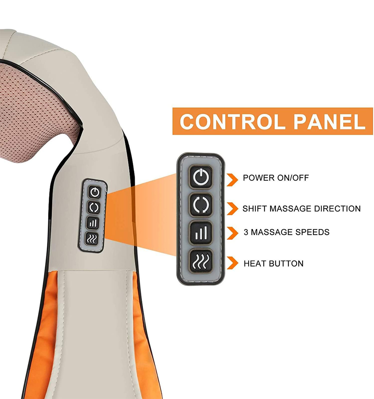 ماساژور برقی چرمی کتف گردن NECK KNEADING مدل 46595