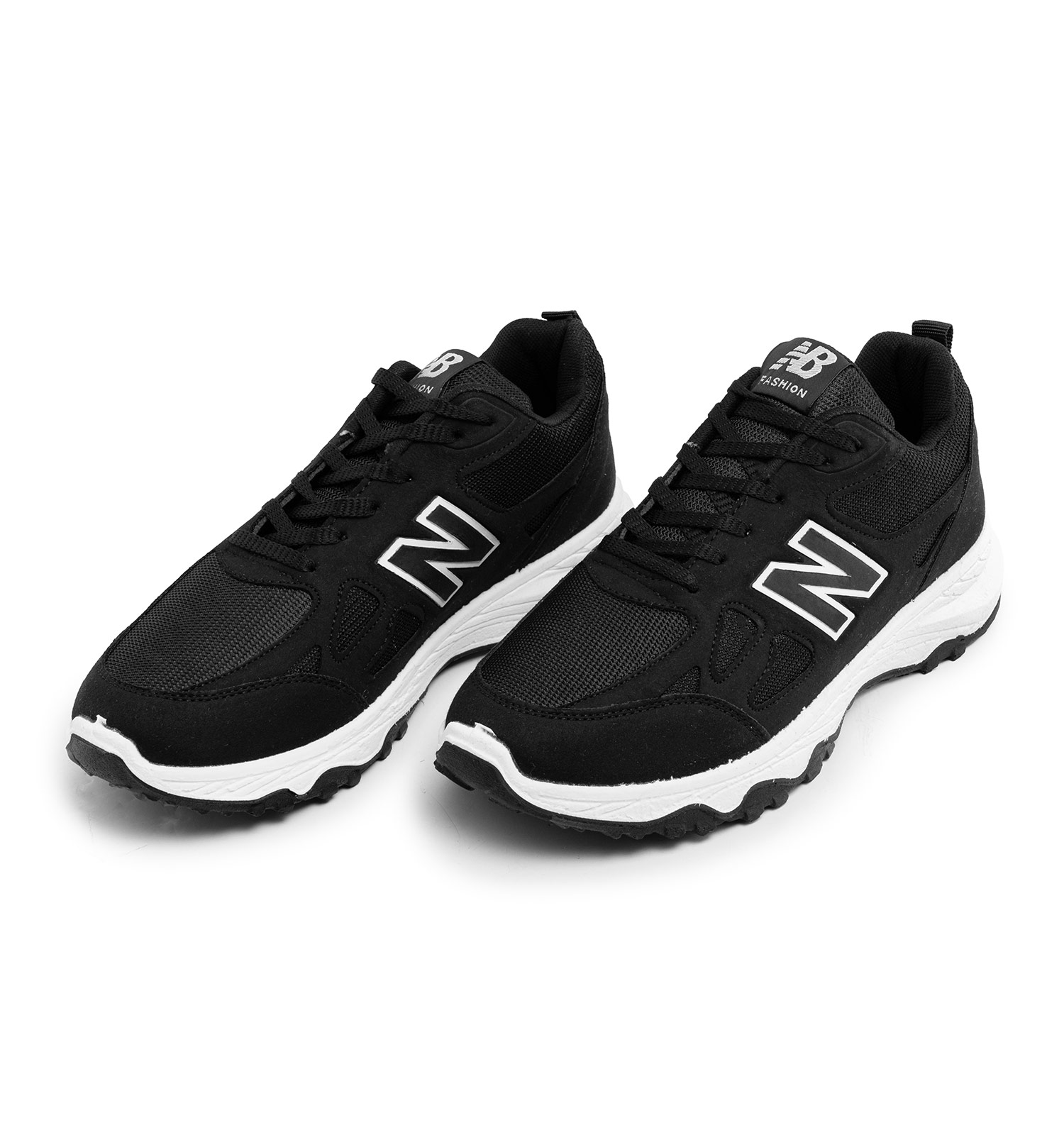 کفش اسپرت New Balance مردانه مشکی بندی مدل 46758