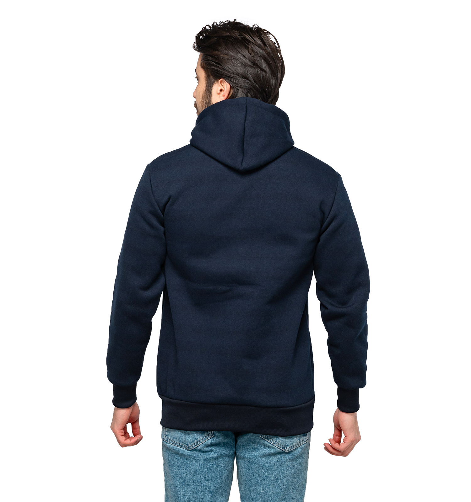 هودی مردانه کلاهدار گلدوزی شده Polo مدل 46686