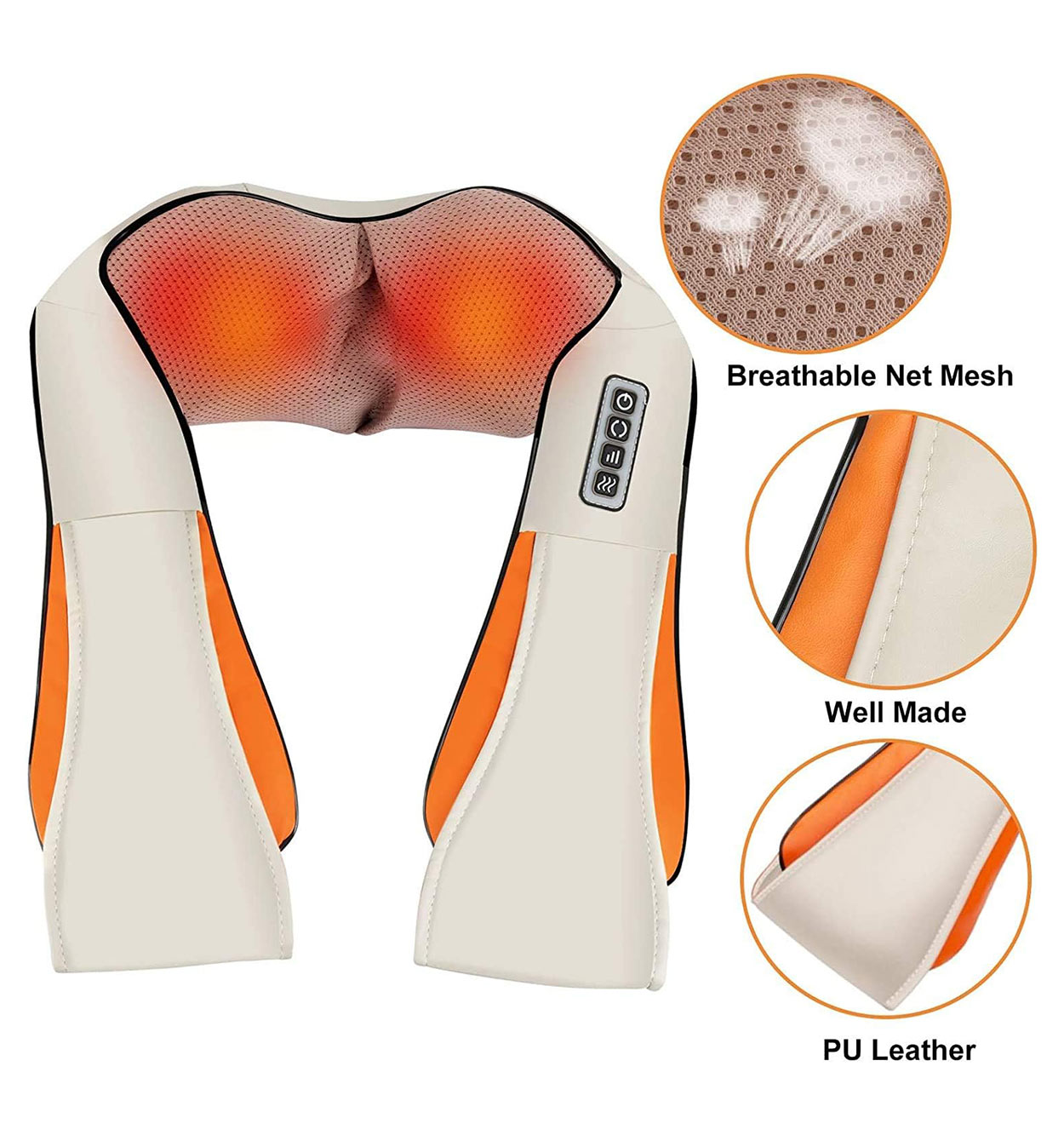 ماساژور برقی چرمی کتف گردن NECK KNEADING مدل 46595