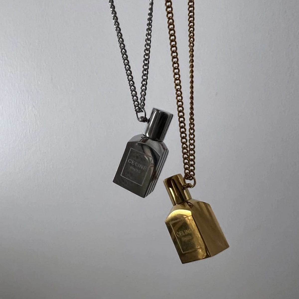 گردنبند ادکلن یار نقره ای