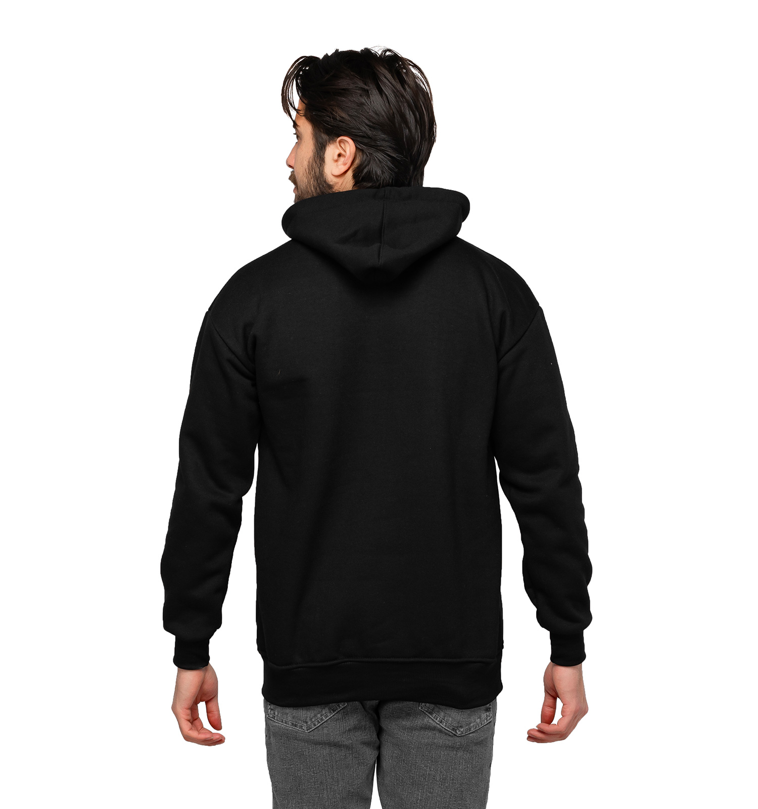هودی مردانه کلاهدار مشکی ساده Nike مدل 46678