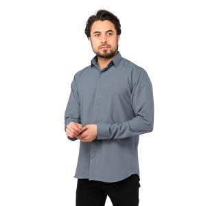 پیراهن مردانه آستین بلند ساده Polo مدل 46689