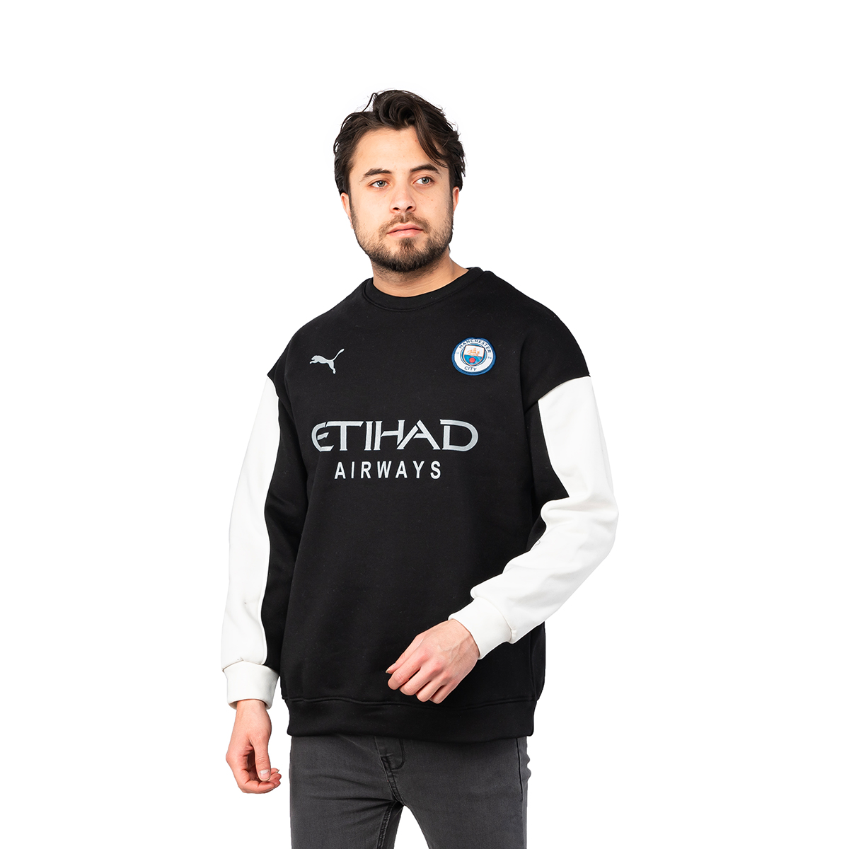 بلوز دورس باشگاهی منچستر سیتی مردانه یقه گرد مدل 46703