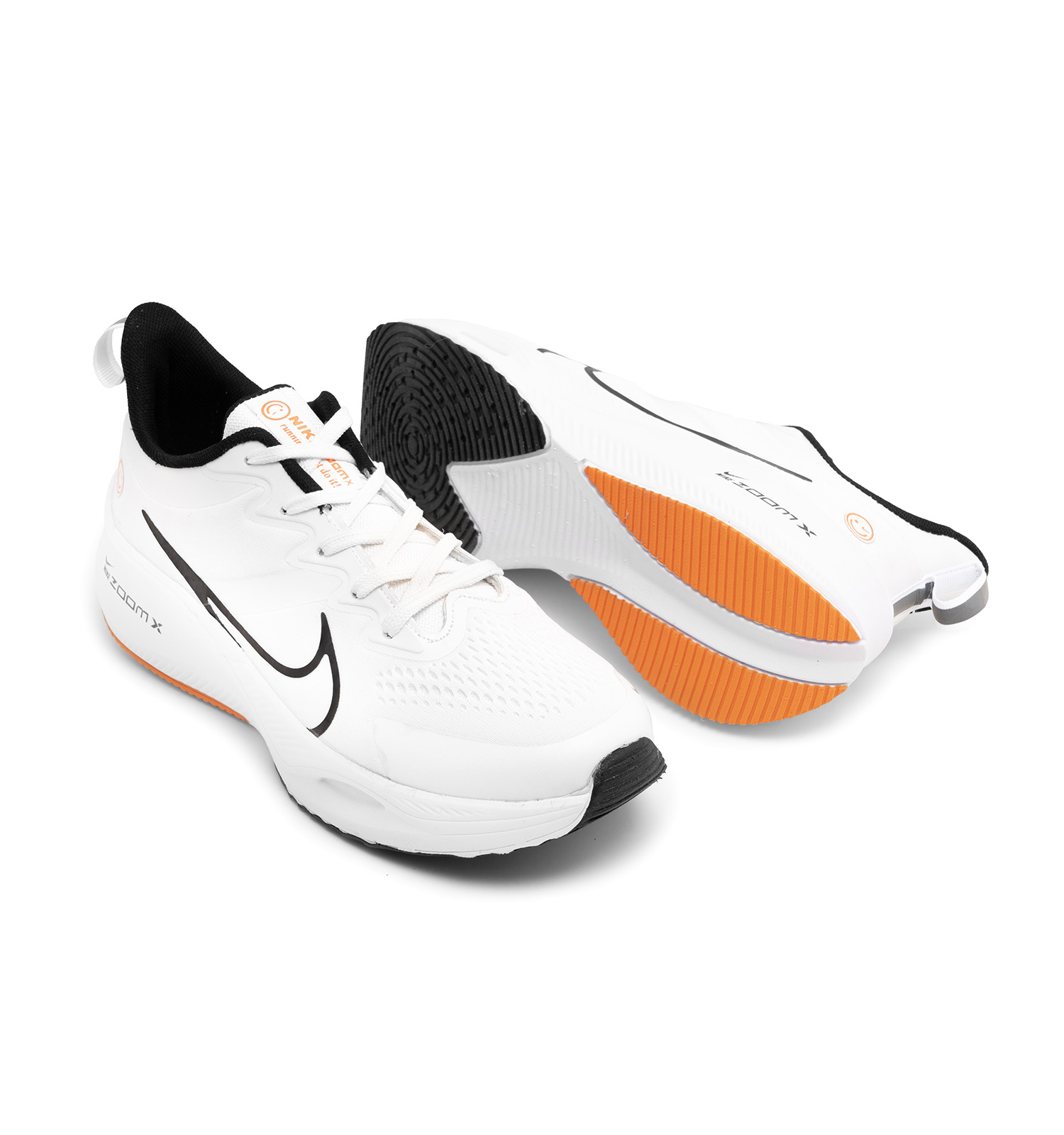 کفش اسپرت Nike مردانه سفید مشکی بندی مدل 46610