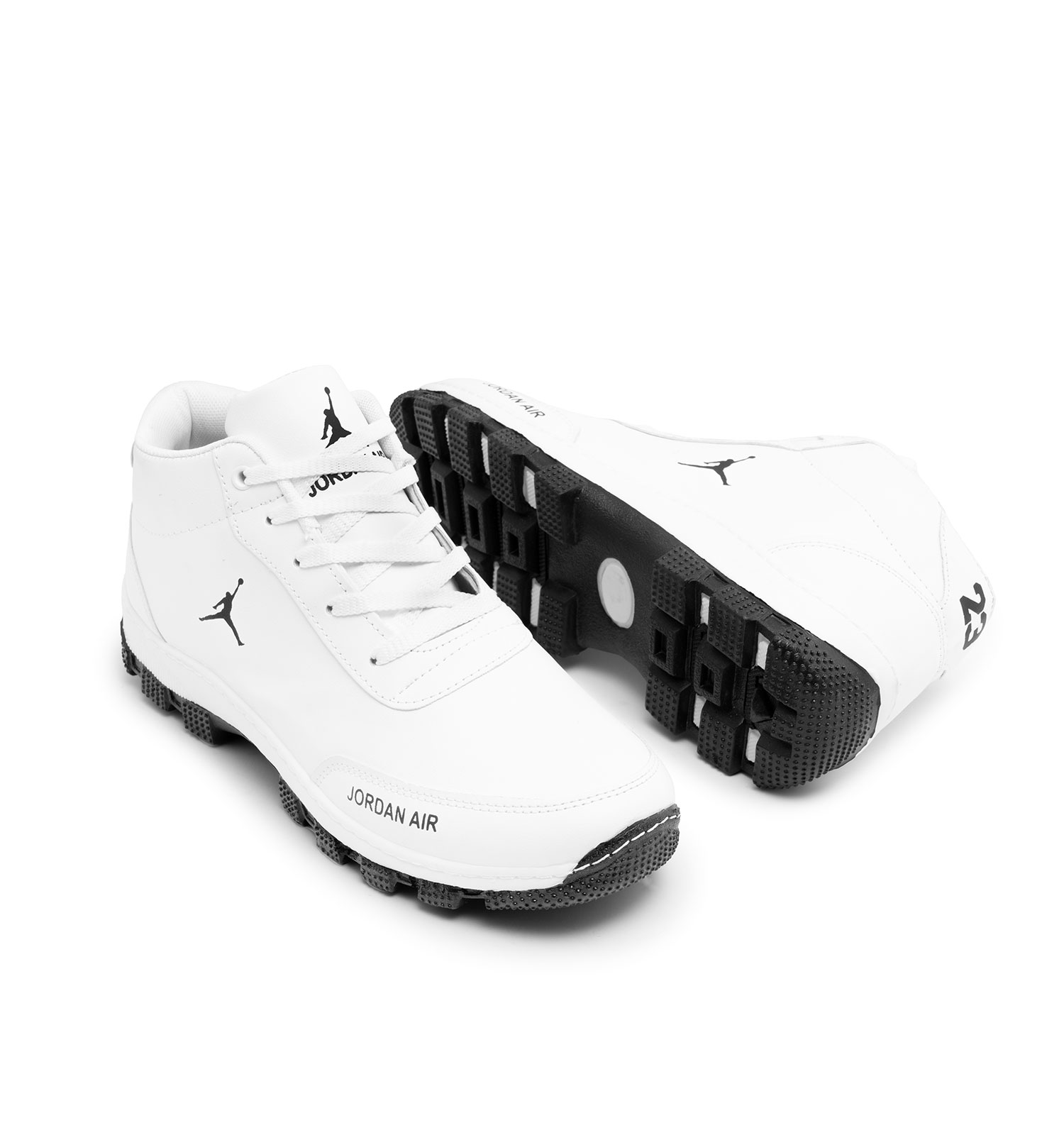 کفش ساقدار جردن Jordan مردانه سفید بند دار مدل 46607