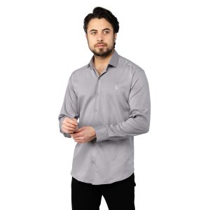 پیراهن مردانه آستین بلند ساده Polo مدل 46773