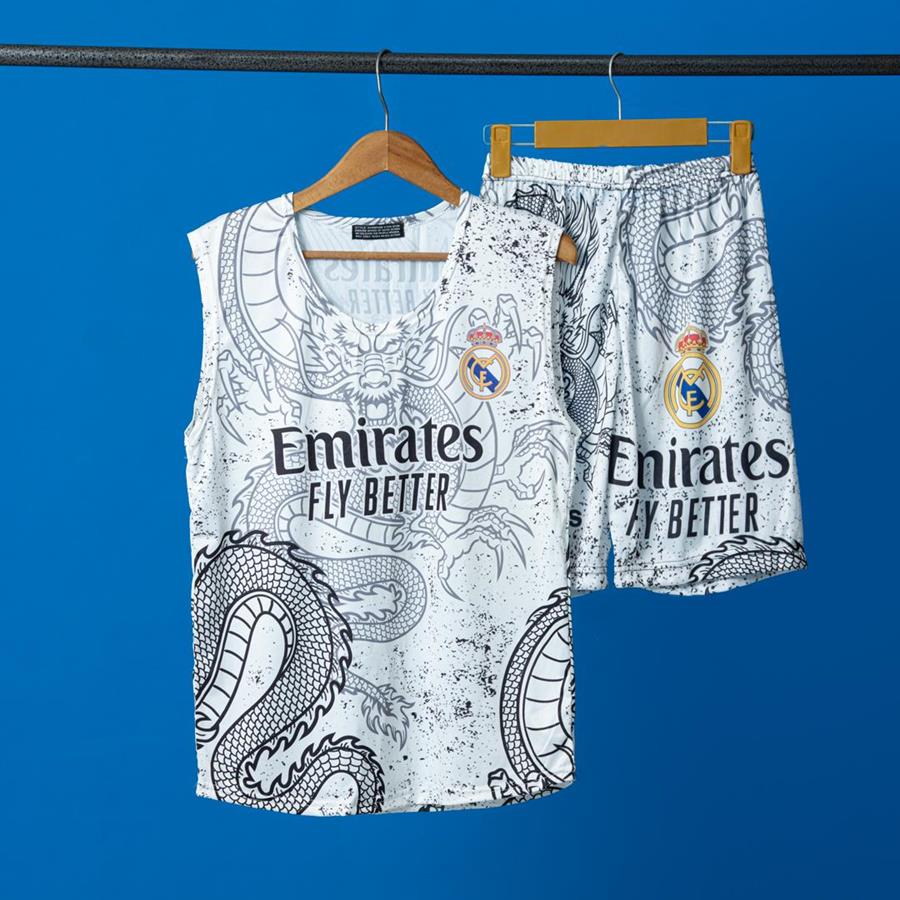 رکابی شلوارک مردانه Emirates_White مدل 3469
