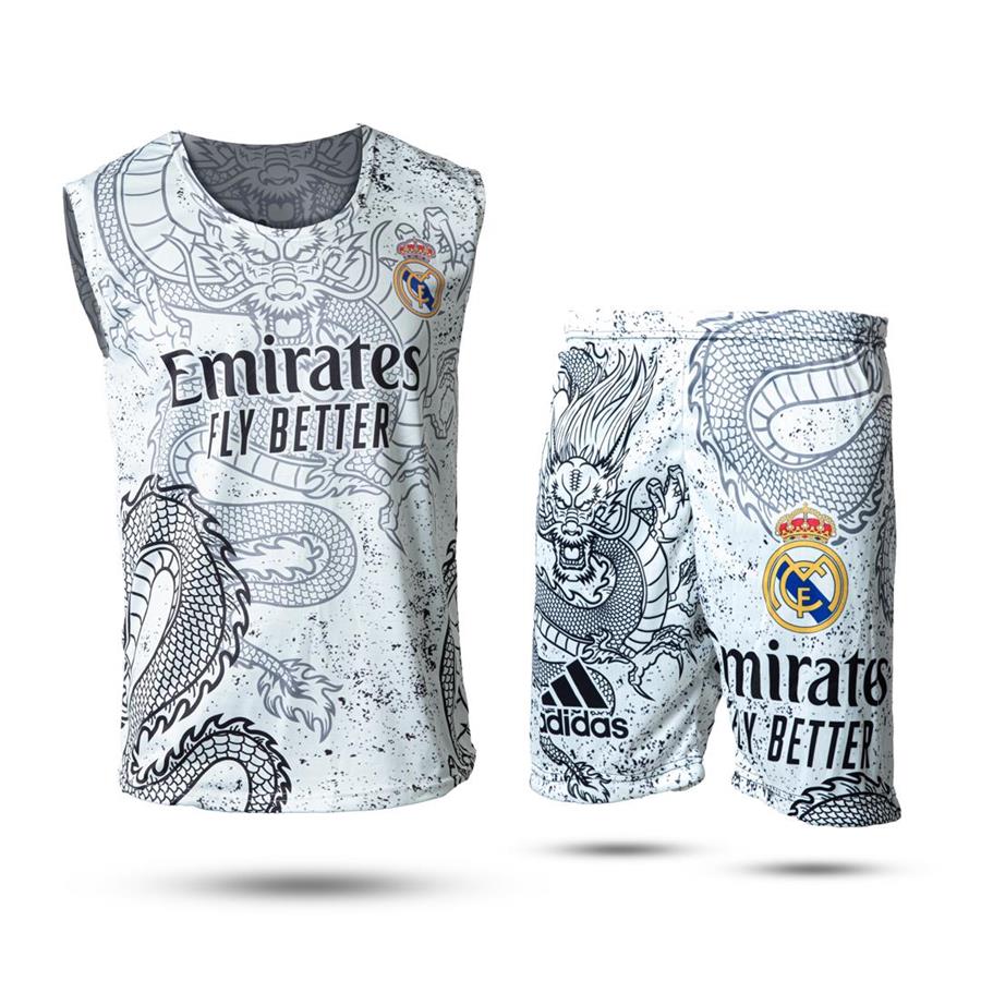 رکابی شلوارک مردانه Emirates_White مدل 3469