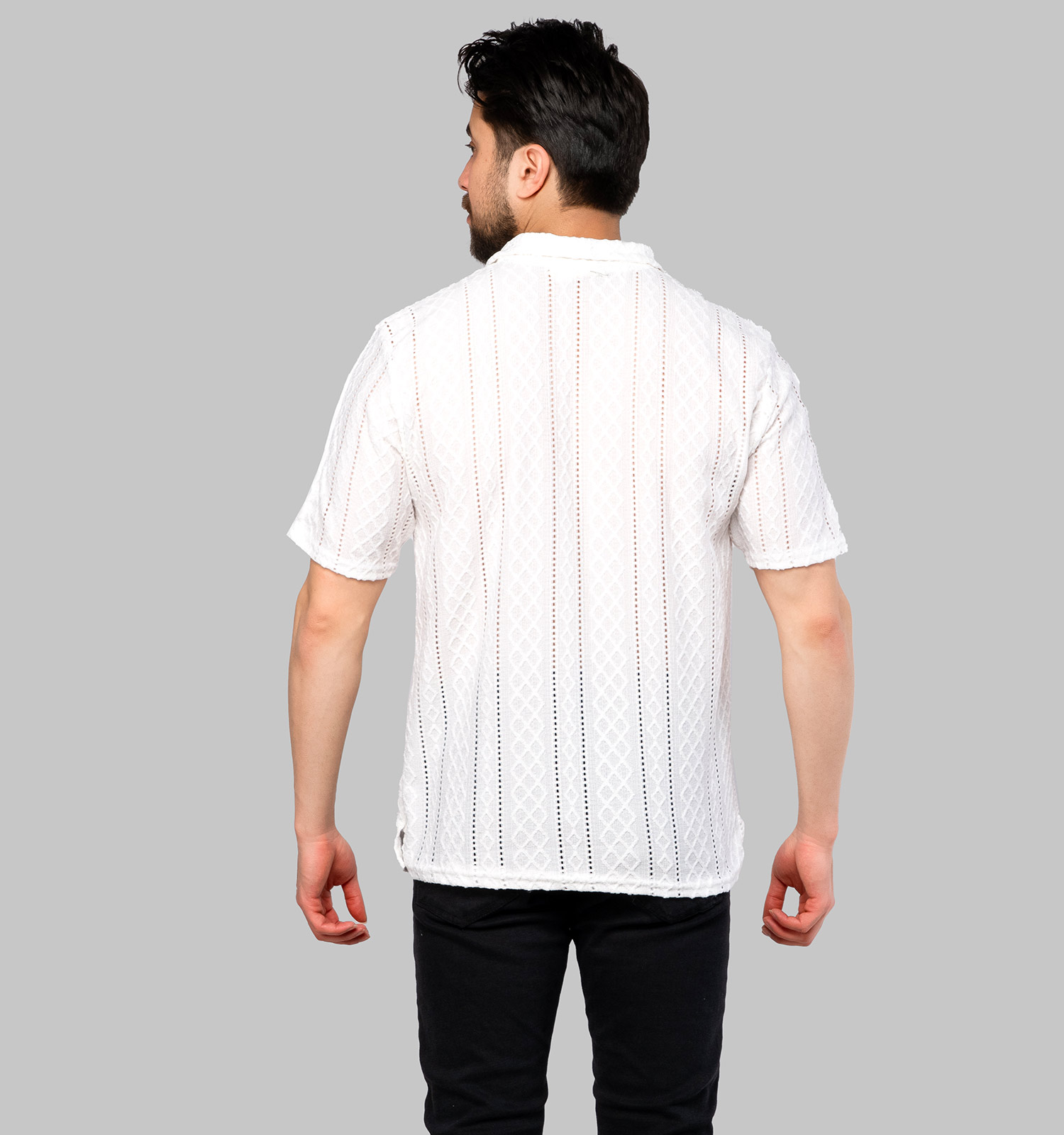 تیشرت مردانه یقه لوزی مدل 46991