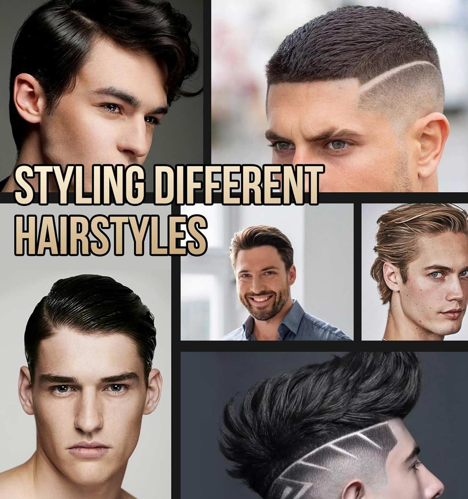 ژل مو تثبیت کننده حالت دهنده ی مو آقایان حجم ۲۸۰ گرم COOL STYLING OIL HEAD GEL SADOER مدل 46811