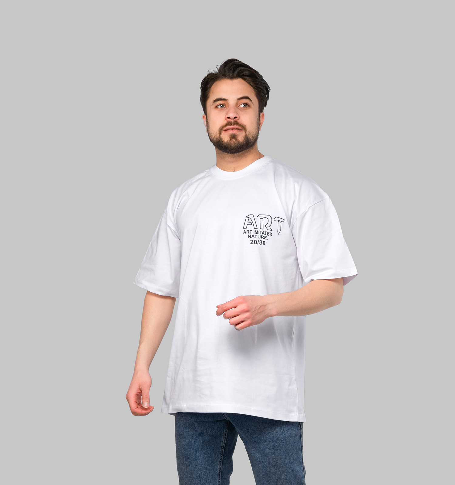 تیشرت مردانه لش طرحدار مدل 46979