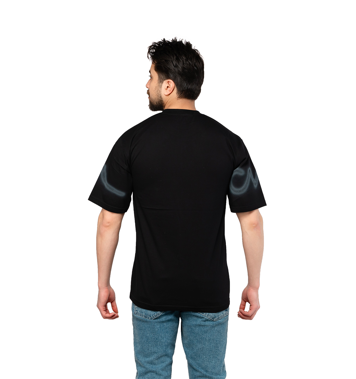 تیشرت Balenciaga یقه گرد مردانه مشکی مدل 46941