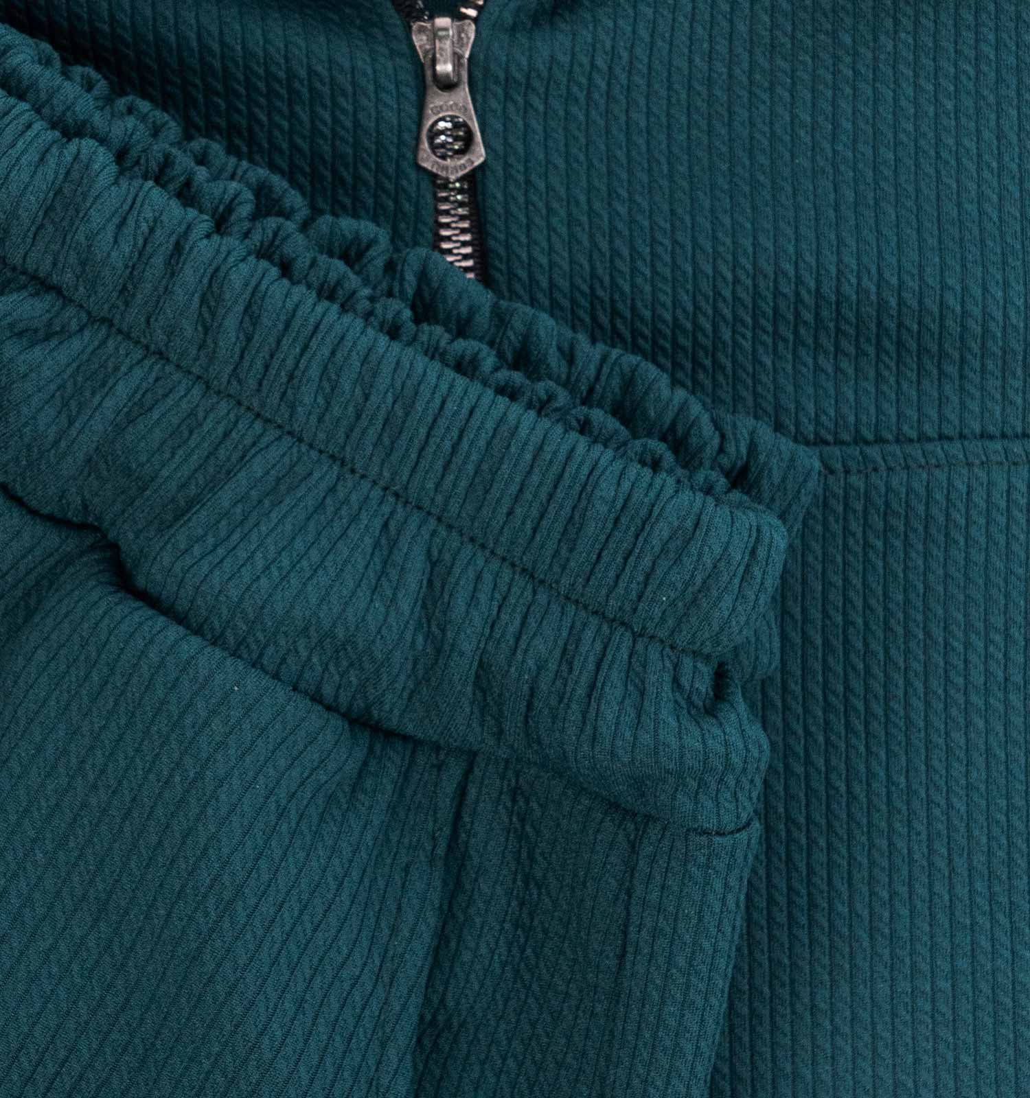 ست تیشرت شلوارک کارگو مردانه ساده یقه دار مدل 47001