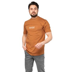 تیشرت Havemt یقه گرد مردانه تیکه دوزی مدل 46969