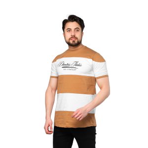 تیشرت یقه گرد مردانه پنبه رینگری مدل 46975