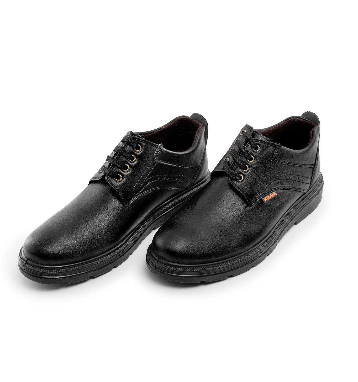 کفش رسمی مردانه مشکی بند دار مدل 47185