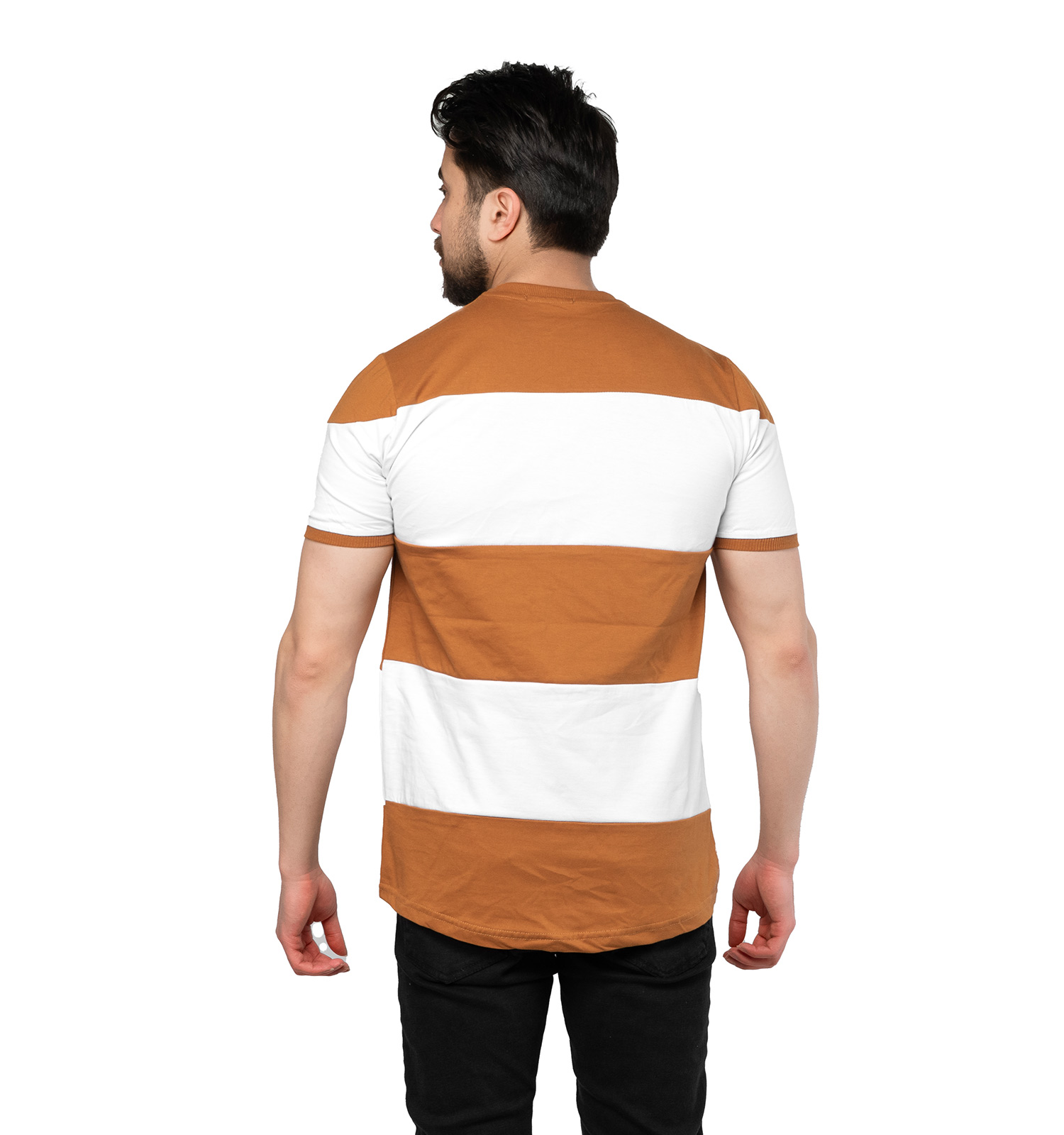 تیشرت یقه گرد مردانه پنبه رینگری مدل 46976
