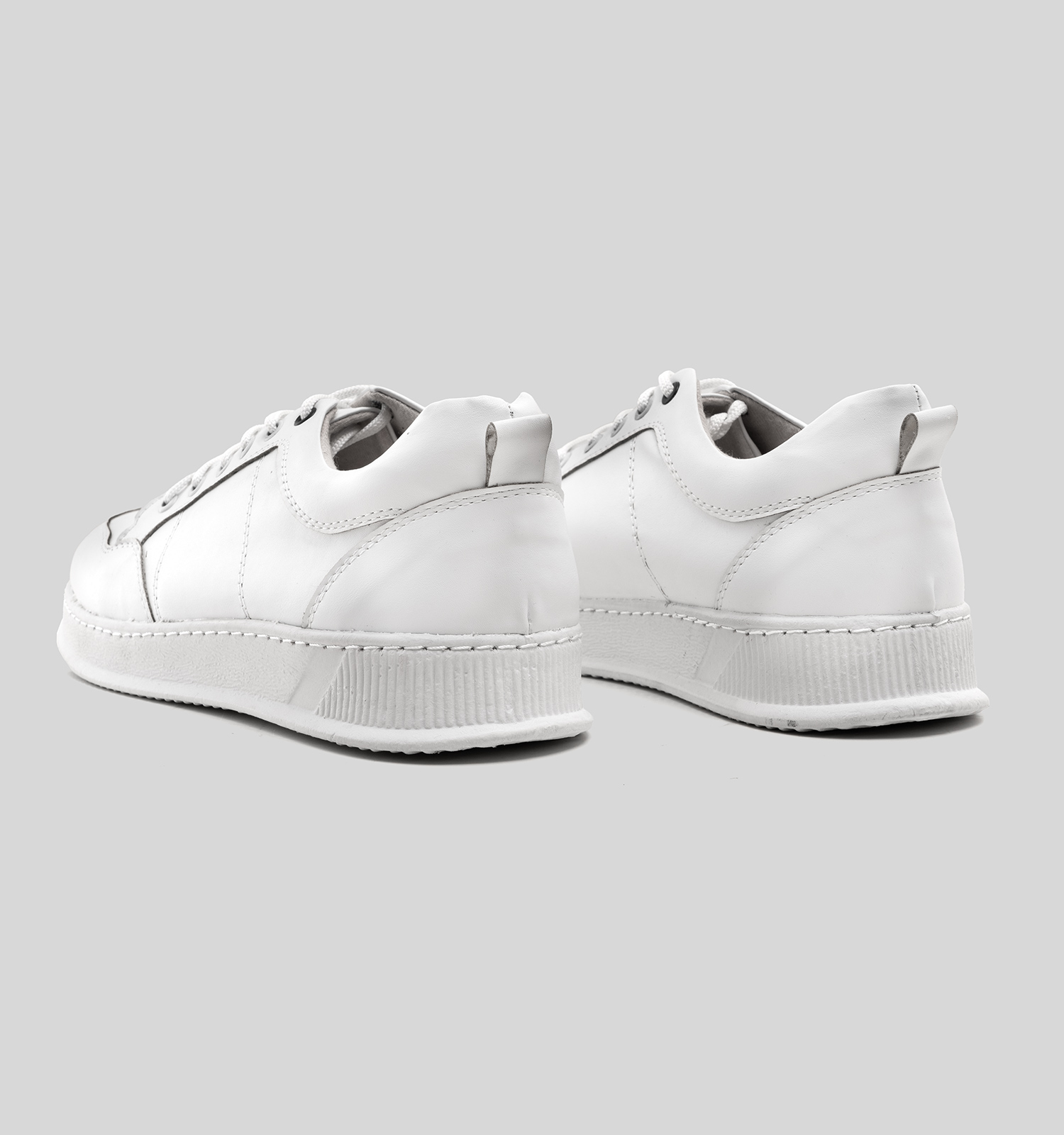 کفش روزمره Skechers مردانه سفید بند دار مدل 47188