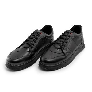 کفش روزمره Skechers مردانه مشکی بند دار مدل 47187