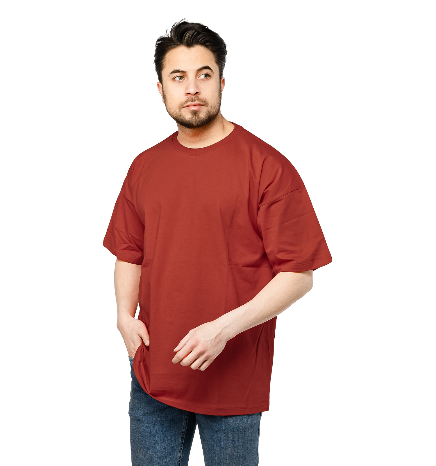 تیشرت لش یقه گرد مردانه بیسیک مدل 47151
