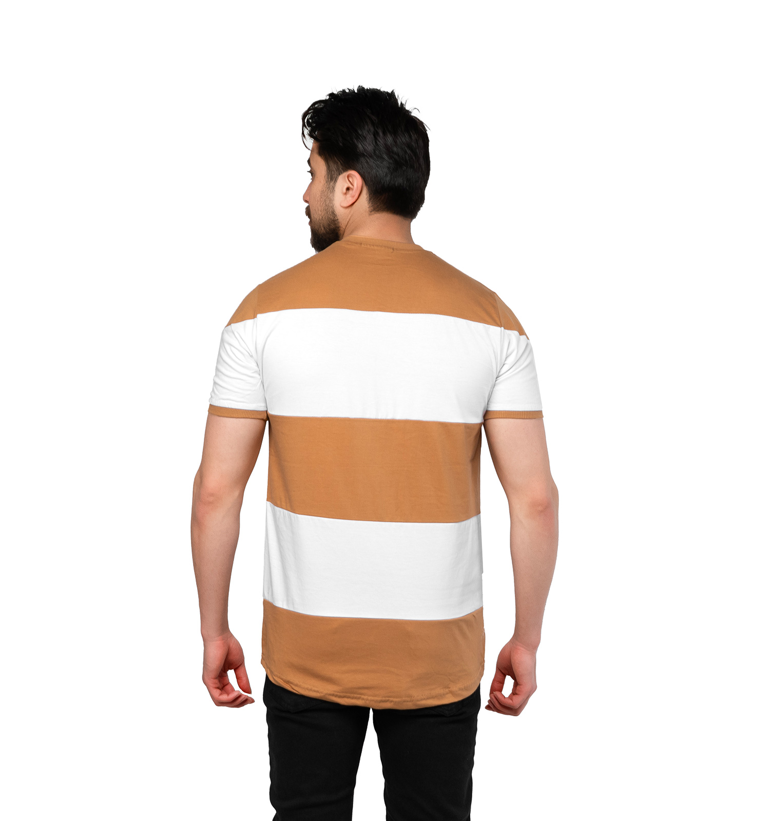 تیشرت یقه گرد مردانه پنبه رینگری مدل 46975