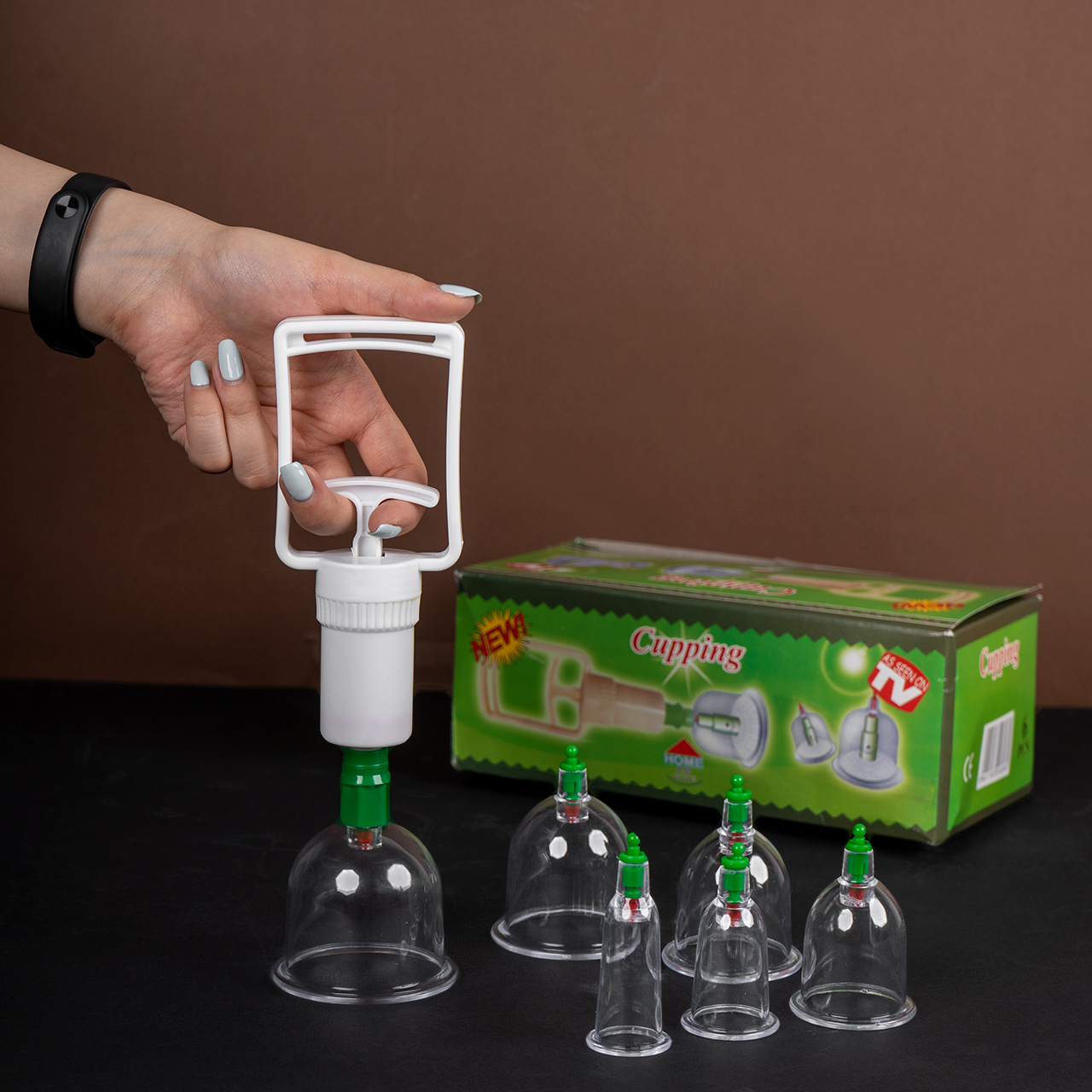 دستگاه بادکش طبی بدن 6 سر حجامت