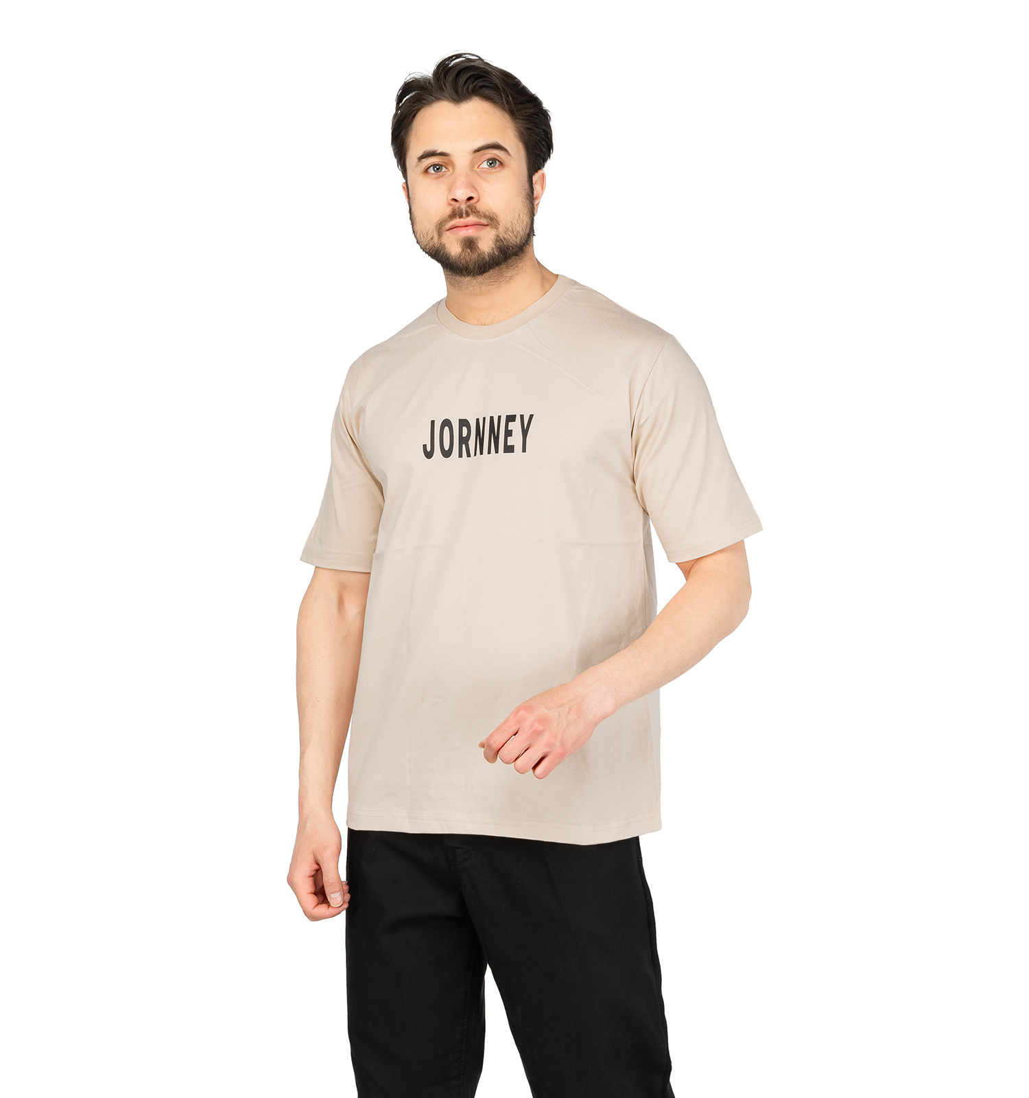 تیشرت Jornney یقه گرد مردانه طرحدار مدل 47367