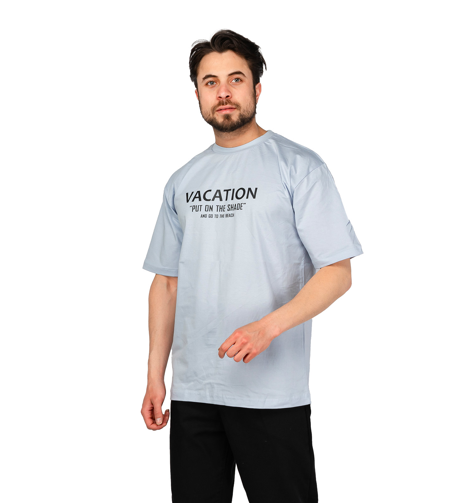 تیشرت Vacation یقه گرد مردانه طرحدار مدل 47380