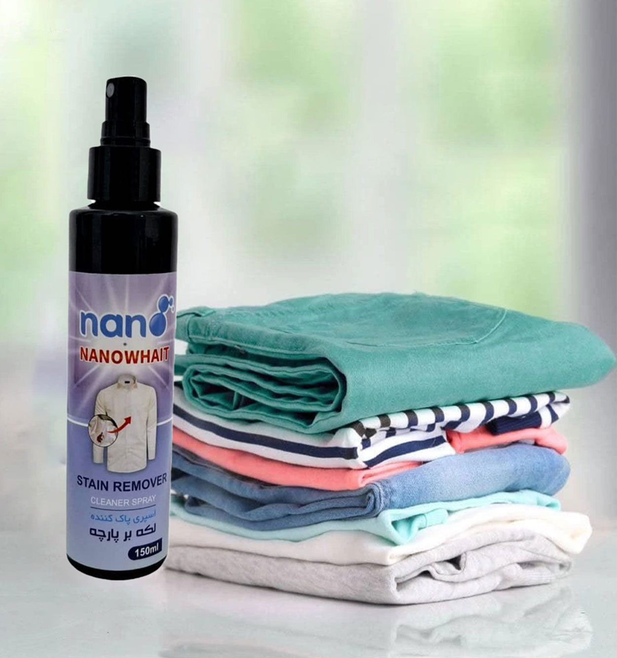 اسپری لکه بر پارچه لباس نانو وایت مدل 47562
