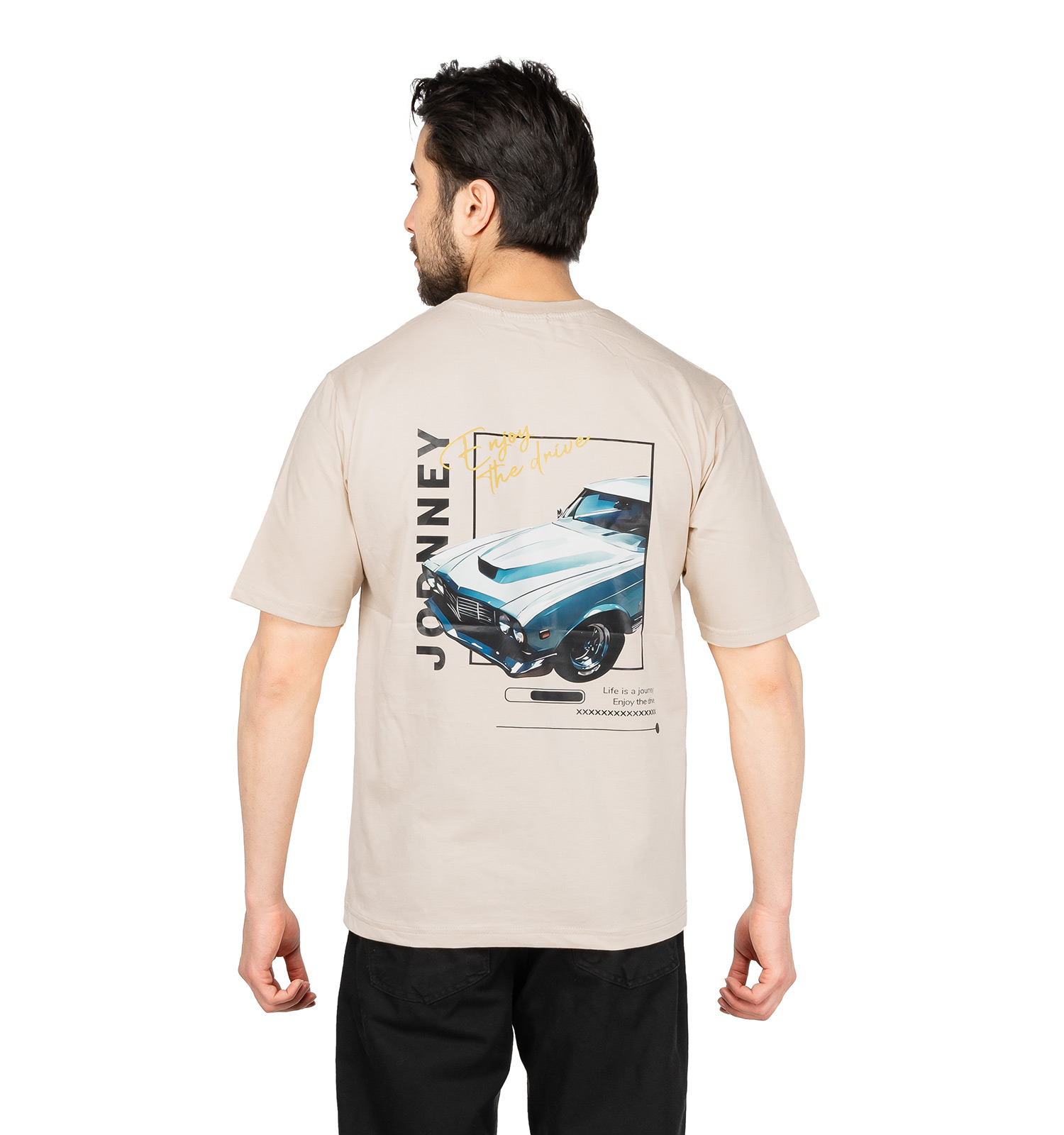 تیشرت Jornney یقه گرد مردانه طرحدار مدل 47367