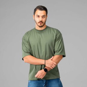 تیشرت یقه گرد مردانه ماکان ساده مدل 47767