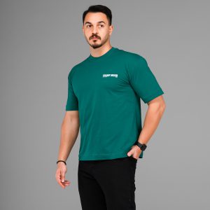 تیشرت باکسی مچینست ماکان یقه گرد مردانه طرحدار مدل 47566