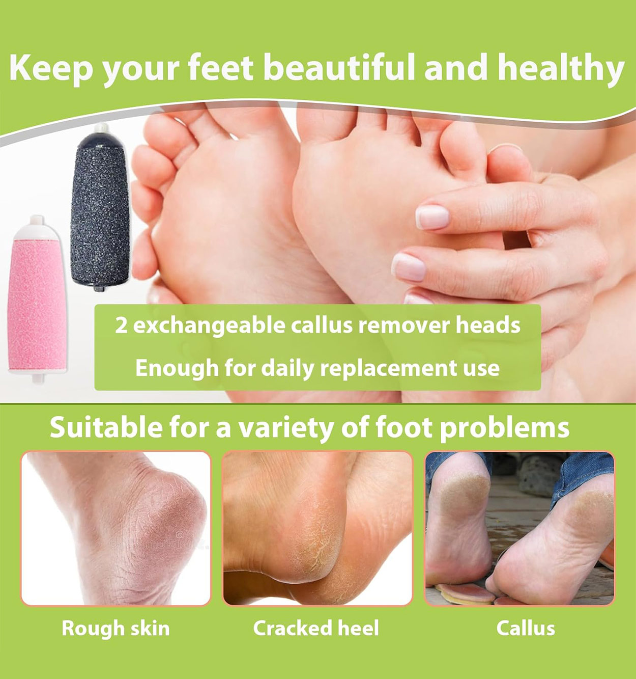 دستگاه دو کاره سنگ پا موبر شارژی مدل 47852