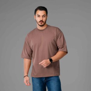 تیشرت یقه گرد مردانه ماکان ساده مدل 47766