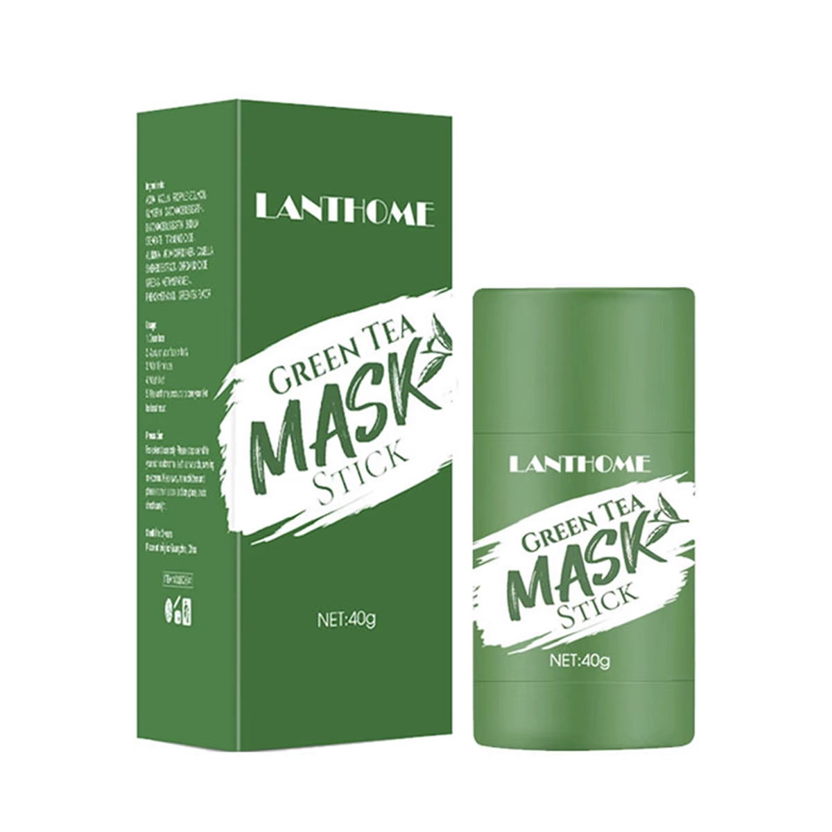 ماسک روشن کننده ضد لک چای سبز مدل Lanthome