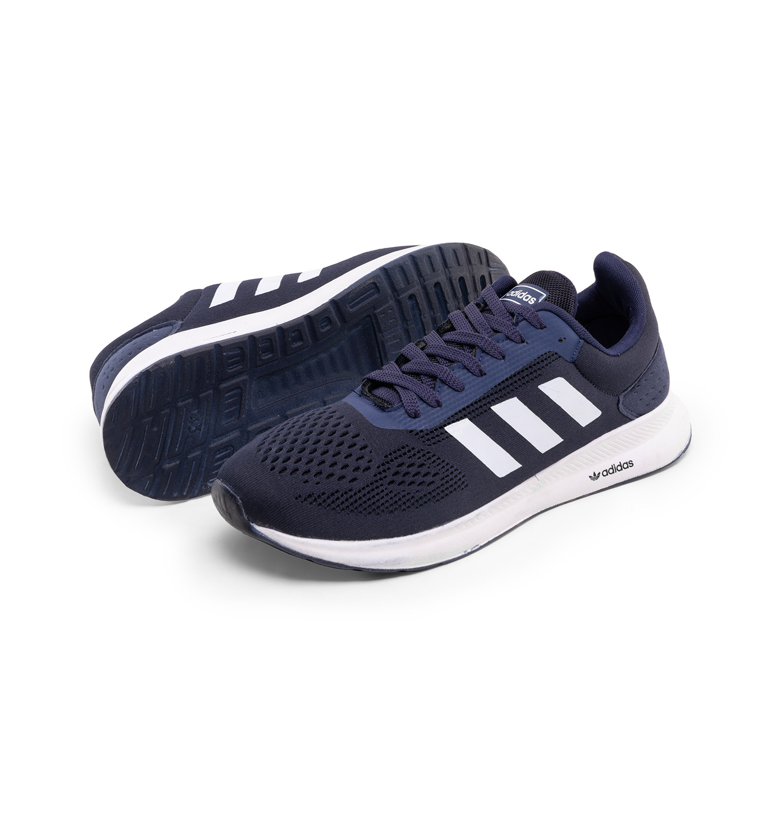 کفش اسپرت Adidas Falcon مردانه سرمه ای بندی مدل 47926
