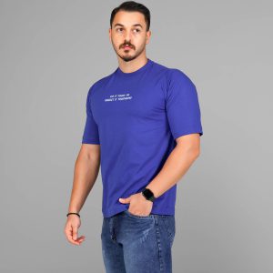 تیشرت باکسی مچینست ماکان یقه گرد مردانه طرحدار مدل 47537