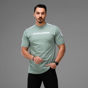 تیشرت pegador یقه گرد مردانه نخ پنبه طرحدار مدل 47576