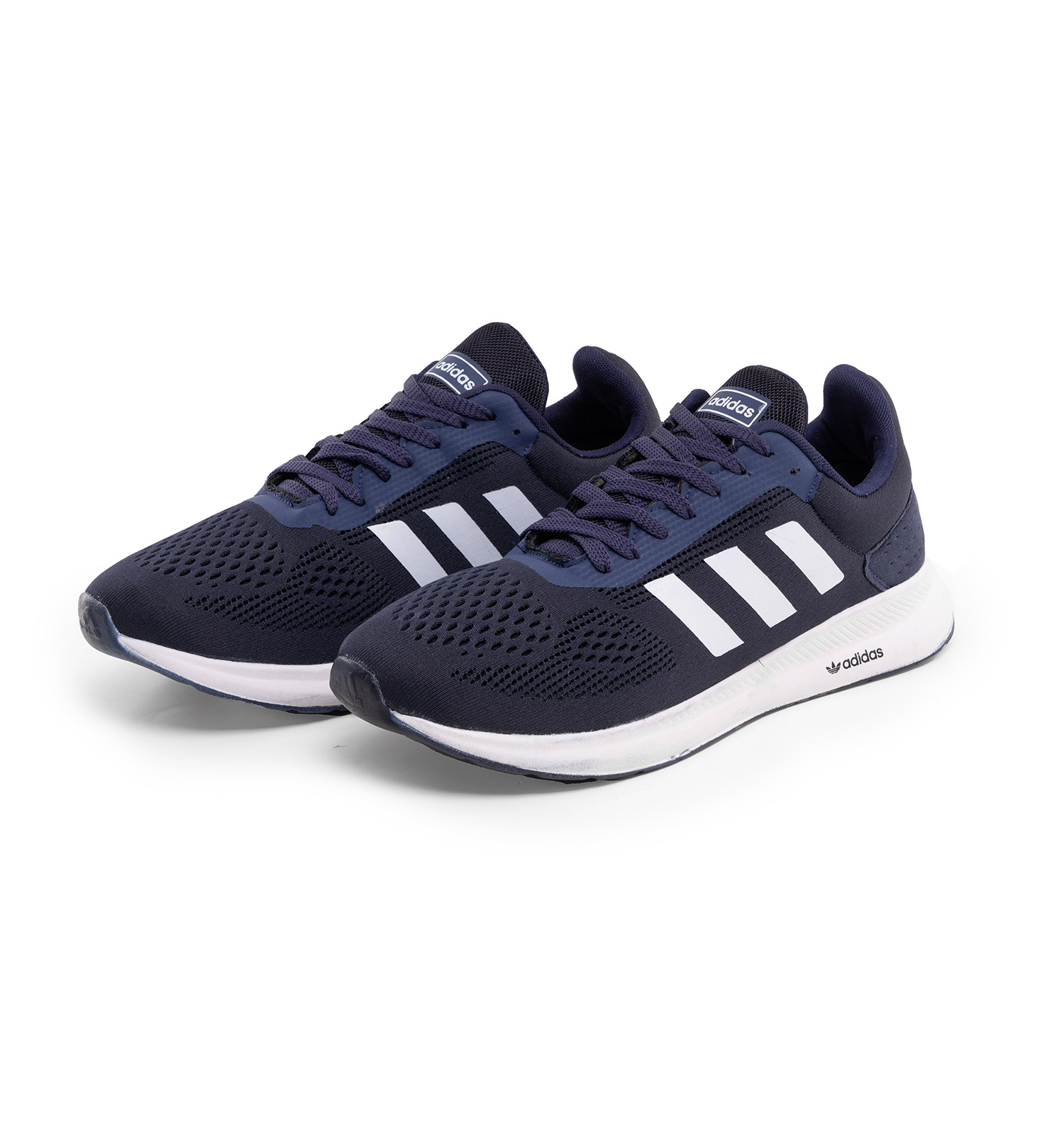 کفش اسپرت Adidas Falcon مردانه سرمه ای بندی مدل 47926