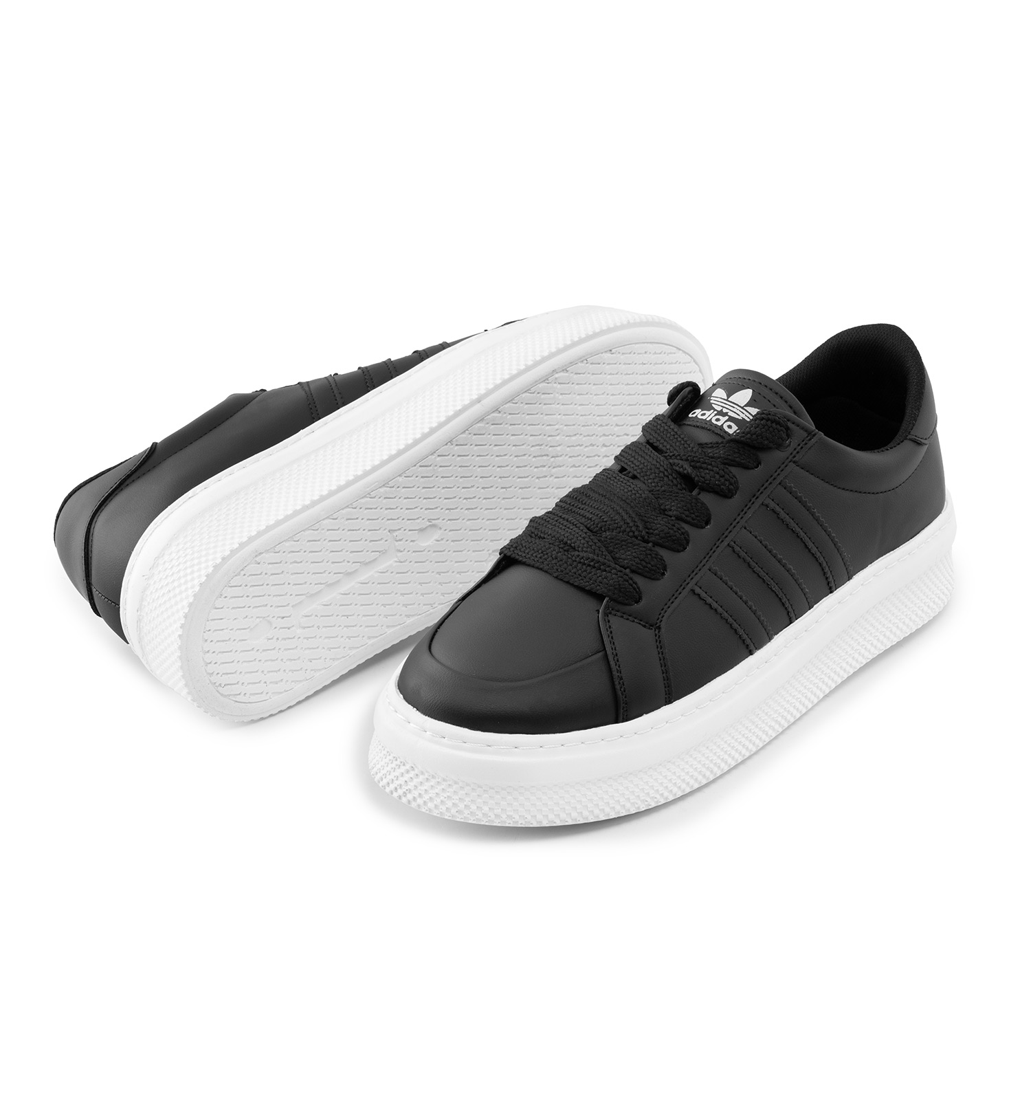 کفش اسپرت Adidas مردانه مشکی بندی مدل 47697