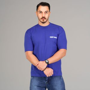 تیشرت باکسی مچینست ماکان یقه گرد مردانه طرحدار مدل 47568