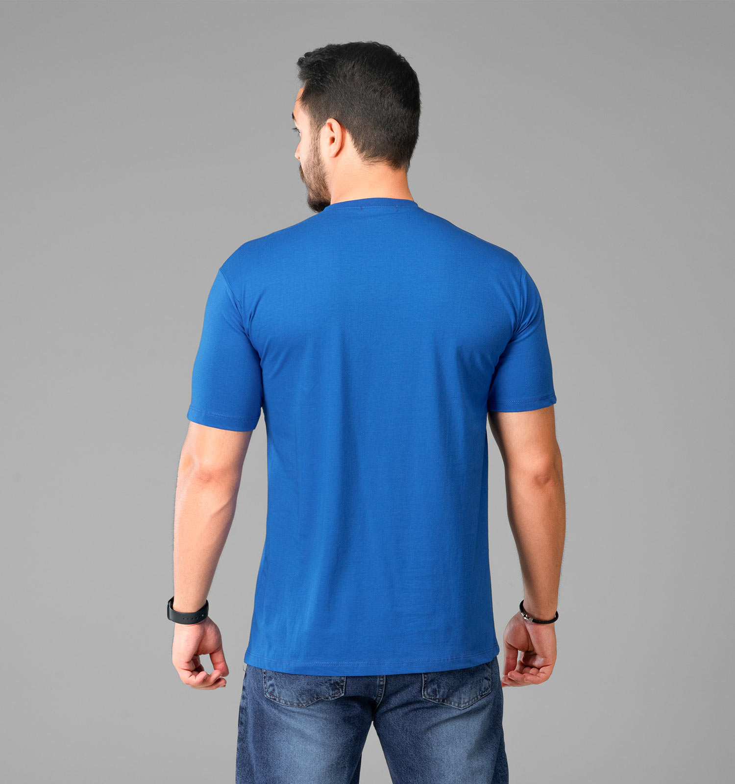 تیشرت نخ پنبه یقه گرد Boston مردانه طرحدار مدل 47801