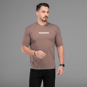 تیشرت باکسی مچینست ماکان یقه گرد مردانه طرحدار مدل 47551