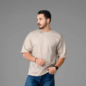 تیشرت یقه گرد مردانه ماکان ساده مدل 47764