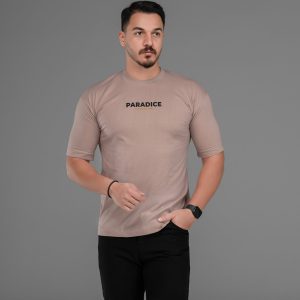 تیشرت باکسی مچینست ماکان یقه گرد مردانه طرحدار مدل 47550