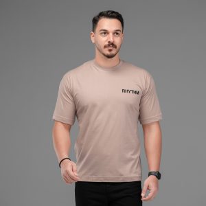 تیشرت باکسی مچینست ماکان یقه گرد مردانه طرحدار مدل 47589
